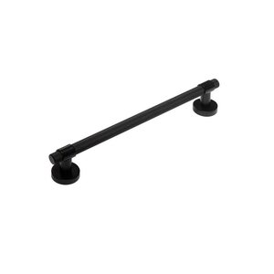 Дверная ручка скоба SYSTEM PH9630 350/410мм AL6 черный матовый