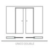 Пенал Eclisse UNICO DOUBLE 700+700x2000мм для двух раздвижных дверей (под обрамление) - EKC070DA