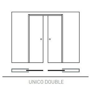 Пенал UNICO DOUBLE 700+700x2000мм для двух раздвижных дверей (под обрамление)