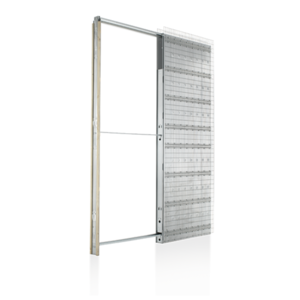 Пенал для раздвижных дверей UNICO 600x2000 мм Solid Wall Т108 для одной двери (под обрамление) под штукатурку