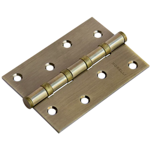 MS 100X70X2.5-4BB AB, стальная петля универсальная 1шт.,бронза