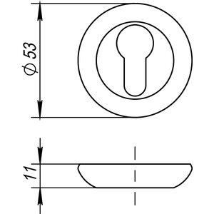 Накладка под цилиндр ET RM CP-8