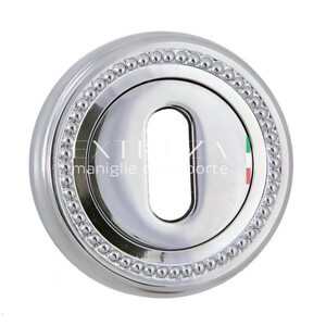Накладка дверная под ключ буратино KEY R03 полированный хром F04 Накладка дверная под ключ буратино KEY R03 полированный хром F04
