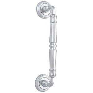 Дверная ручка скоба PETRA (Петра) 250 мм (205 мм) R06 матовый хром F05