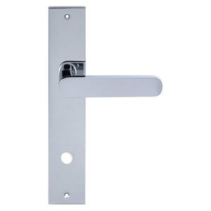 Дверная ручка Hi-tech JEMMA 116 на планке PL11 полированный хром F04 сантехническая завертка WC