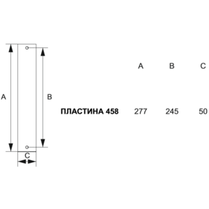 Дверная ручка 225/458 Cyl Cagliari Матовая бронза