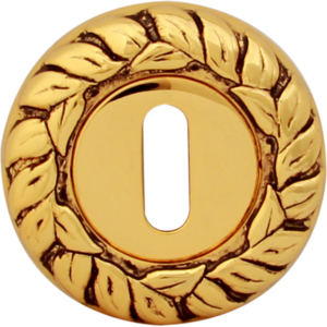 Накладка Cab Rose 60 mm Золото 24k + коричневый