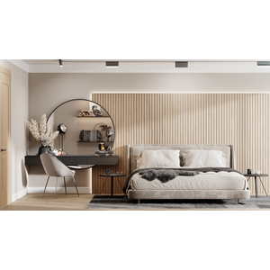 Реечная стеновая панель МДФ Дуб янтарный натуральный Реечная стеновая панель МДФ Дуб янтарный натуральный